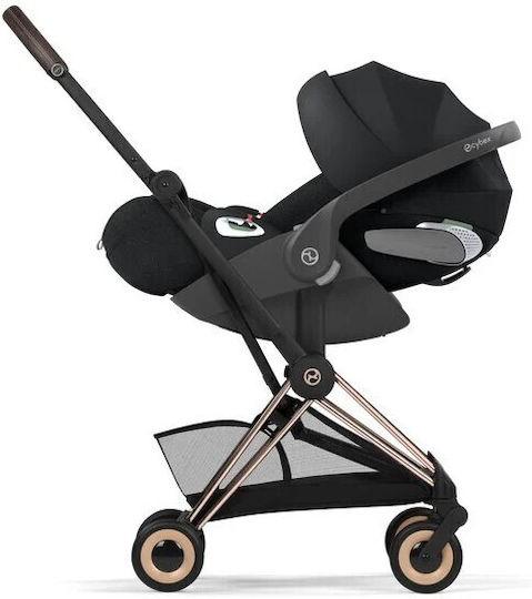 Cybex Coya Καρότσι Μωρού Kατάλληλο για Nεογέννητο Rosegold / Sepia Black