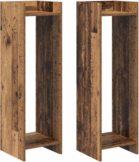 vidaXL Suporturi Pentru Plante Din Lemn 30x30x100 cm 2 Bucăți
