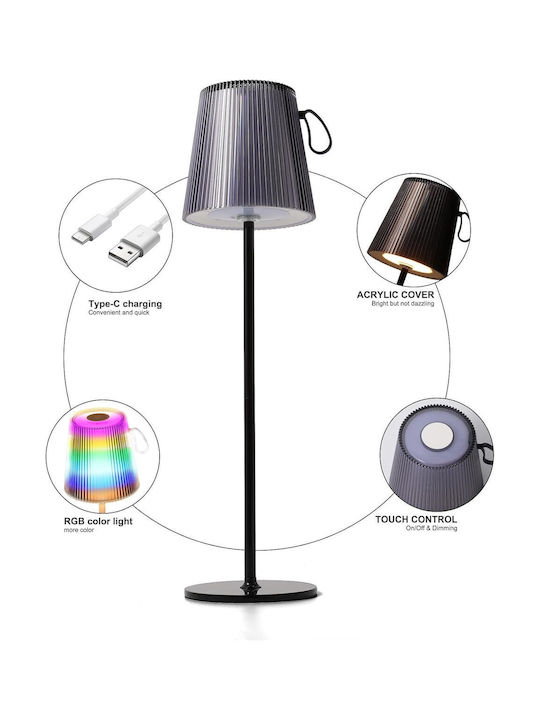 Lampa Dekorative Lampe Schwarz