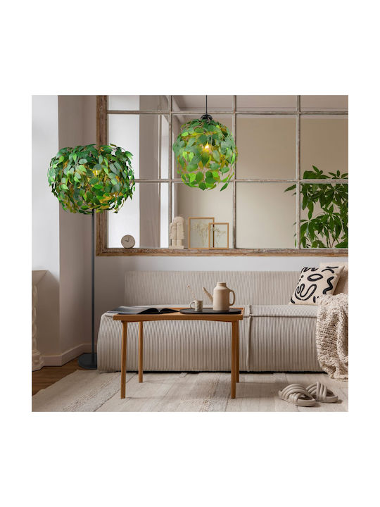 Trio Lighting Leavy Pendant Light Green 70x38x150cm