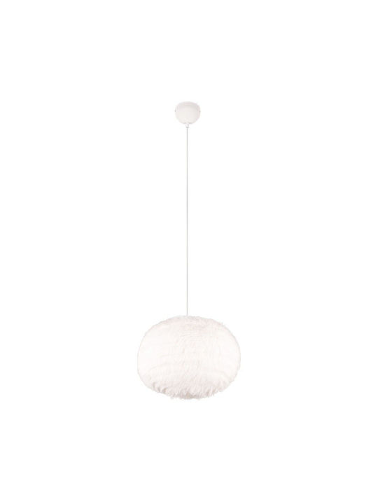Trio Lighting Регулируемо Висящо Таванно Осветително Тяло Бяло с Цокъл E27