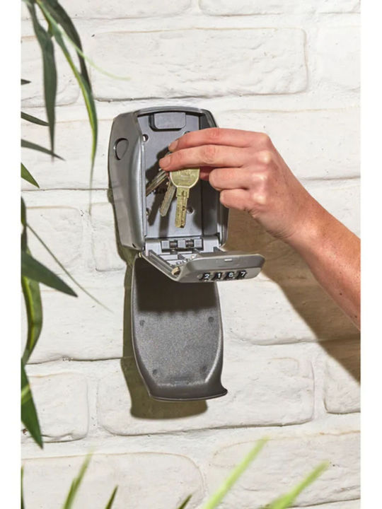 Master Lock Επιτοίχια Κλειδοθήκη Συνδυασμού Μεταλλική με Ροδέλα Συνδυασμού 5 θέσεων 12.4x7.5x5cm