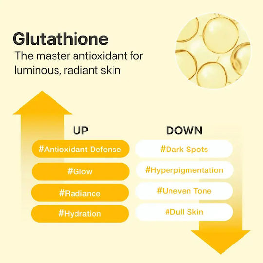 Numbuzin No.5 Glutathione Vitamin Серум за Лице SPF50 за Блясък 30ml