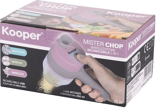 Kooper Мултифункционален Уред с Контейнер 250ml Розов
