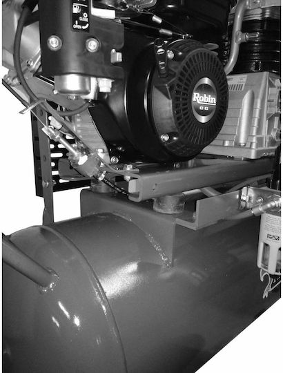 Aquila Κομπρεσέρ Αέρος με Ισχύ 6hp και Αεροφυλάκιο 100lt