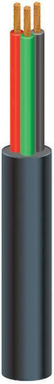 Geyer Power Cord Type NYL with Cable Properties 5x0.75mm² in Black Colour 1m Flexible