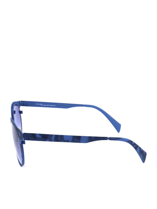 Italia Independent Unisex Sunglasses with Blue Metal Frame and Blue Gradient Lens 0023.023.000