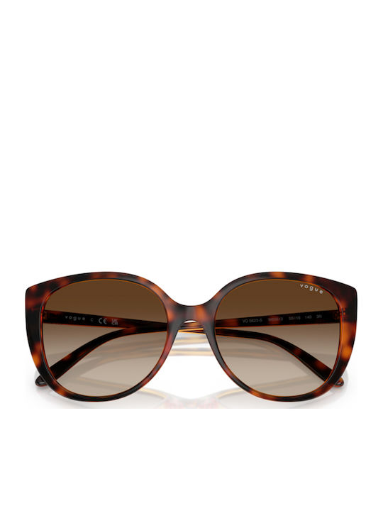 Vogue Feminini Ochelari de soare cu Maro Tortoise Cadru și Maro Degrade Lentilă VO 5623S W65613