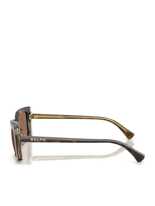 Ralph Lauren Women's Sunglasses with Brown Horn-Rimmed Frame and Brown Lenses RA5342U 629473