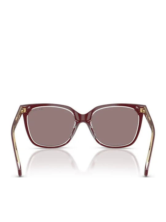 Ralph Lauren Feminini Ochelari de soare cu Burgundy Cadru și Burgundy Lentilă