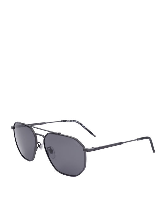 Lozza Men's Sunglasses with Gray Metal Frame and Gray Lens SL2416 627K