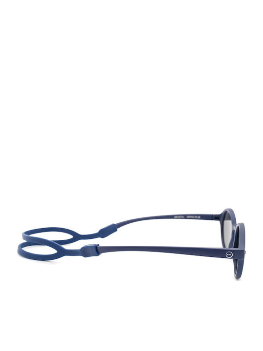 Izipizi Round Kids Sunglasses with Polarized Lens Denim Blue for 3-5 Years