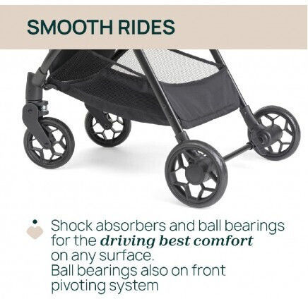 Chicco Taormina Baby Stroller Suitable for Newborn Charcoal 6.5kg