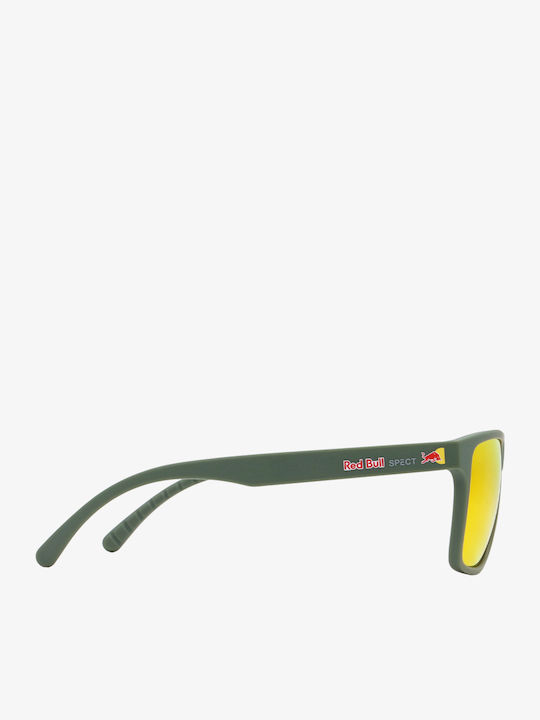 Red Bull Spect Unisex Γυαλιά Ηλίου με Μαύρο Κοκκάλινο Σκελετό και Πορτοκαλί Καθρέφτη Φακό MAZE-003P