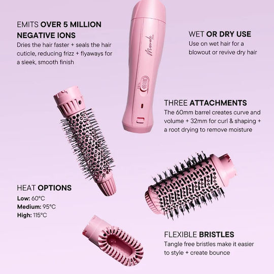 Mermade Hair Blow Dry Brush Електрическа Четка с Въздух