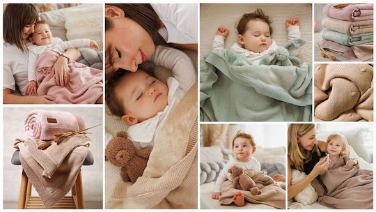 Babyono Wickeltuch für Kinderzimmer 75x100cm