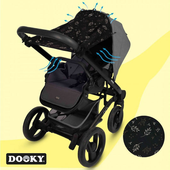 Dooky Stoff Kinderwagen Schwarz