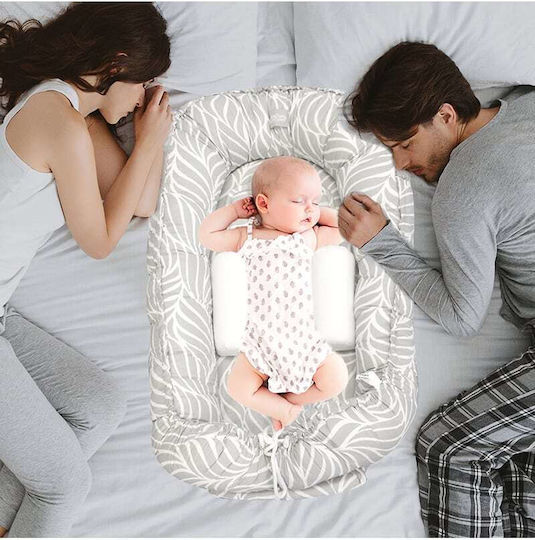 Baby Jem Βρεφικό Μαξιλάρι Φωλιά Γκρι