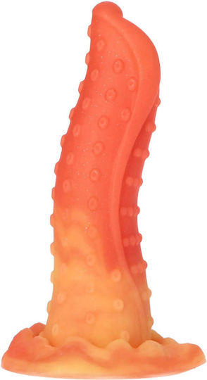 Toyz4lovers Monster Ρεαλιστικό Dildo με Βεντούζα Πορτοκαλί