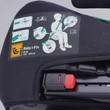 Bebe Confort Ride I-Fix Baby Car Seat Booster i-Size Black