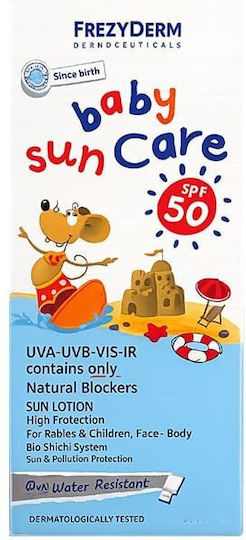 Frezyderm Baby Sun Care SPF50 Waterproof Infant Sunscreen Set Emulsion for Face & Body 100ml & Gift 50ml