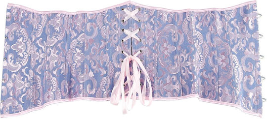 Corset Renascentist Satin Decorativ Cu Dantelă Gothic Pentru Femei Violet S