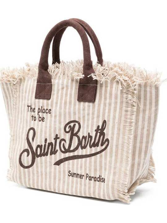 MC2 Colette Fabric Beach Bag Beige