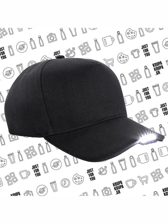 Zontes Work and Activity Cap with LED Light Ideal for Night and Low Light 100% Cotton Unisex