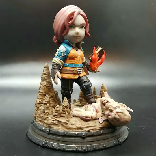 Φιγούρα Witcher Chibi Set 4 Models 3d Εκτυπωμένη-30 Cm 1:6