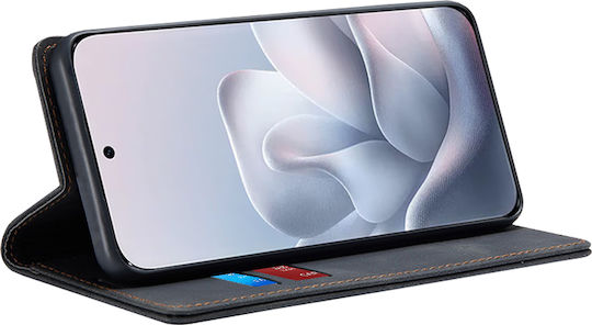 Techsuit Confy Hülle Book Schwarz Motorola Edge 70
