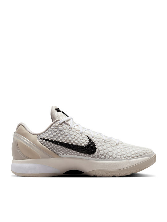 Kobe 6 Protro Sail Low Basketball Shoes Sail Black Light Bone White Platinum Violet