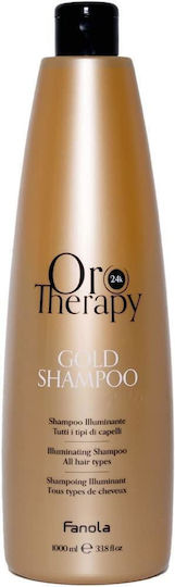 Fanola Oro Therapy Σαμπουάν Λάμψης για Όλους τους Τύπους Μαλλιών 1000ml