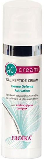 Froika AC Sal Peptide Крем 24-часов Регулиращ Крем за Лице Против Несъвършенства и Акне с Пантенол и Пептиди 30ml