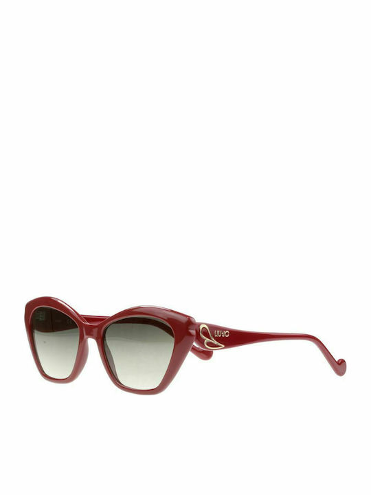 Liu Jo Women's Sunglasses with Red Plastic Frame and Red Lens