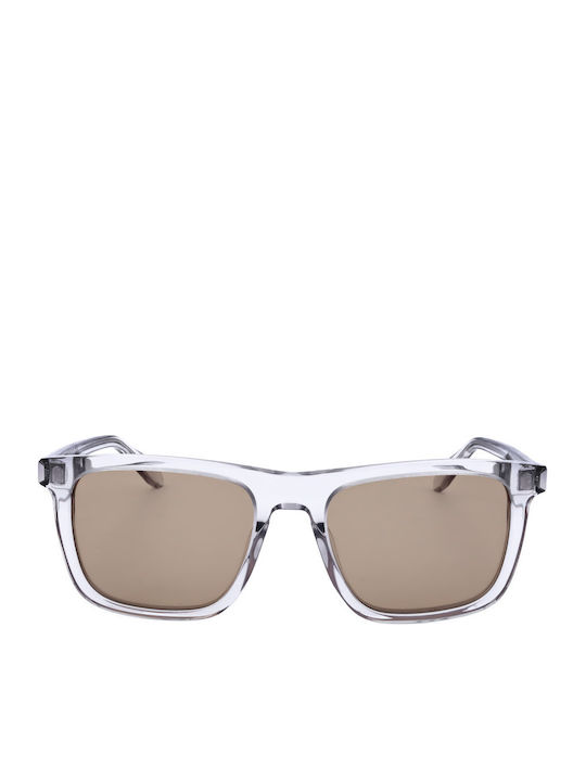 Just Cavalli Men's Sunglasses with Gray Plastic Frame and Brown Lens JC035 06A7