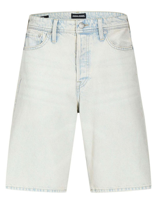 Men's Denim Light Blue Bermuda Shorts