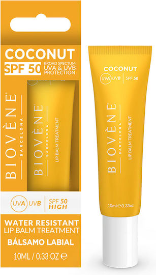 Биовен Кокосов Балсам за Устни с SPF50 10мл