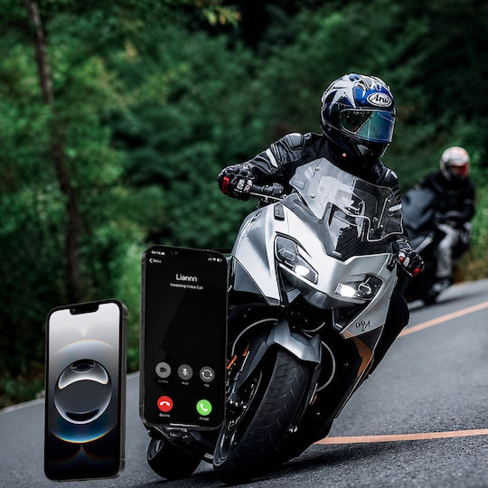 FreedConn KY V2 Einzelne Gegensprechanlage für Motorradhelm mit Bluetooth