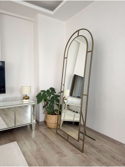 SteweHome Wall Mirror with Metallic Frame 70x180cm