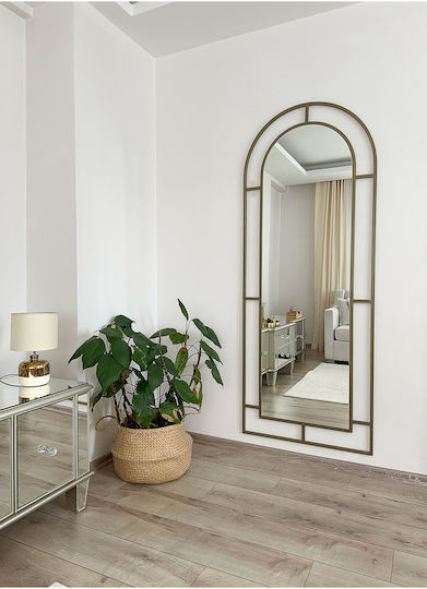 SteweHome Wall Mirror with Metallic Frame 70x180cm