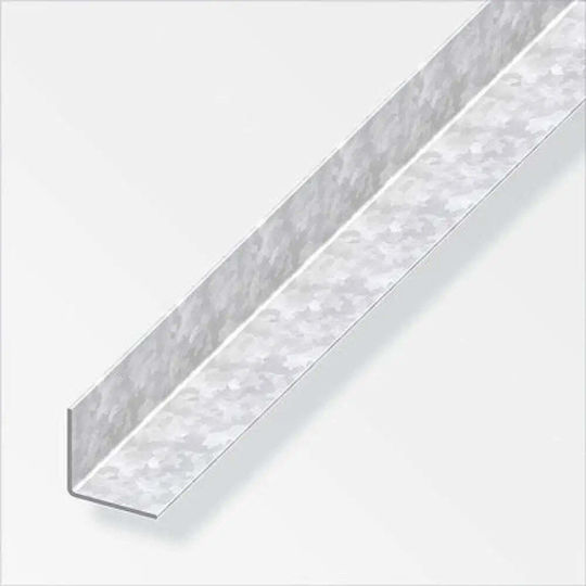Галванизиран Стоманен Ъглов Профил 35.5x35.5 Мм 1 М Alfer Aluminium