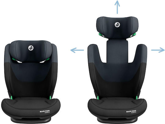 Maxi-Cosi RodiFix S Καθισματάκι Αυτοκινήτου High-back Booster i-Size με Isofix Tonal Black 15-36 kg