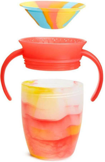 Munchkin Baby Cup Miracle 360° Trainer Cup Tropical Swirl Plastic Yellow 207ml for 6m+