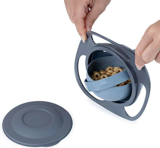 Baby Jem Kinderessschale Essensschälchen aus Plastik Gray