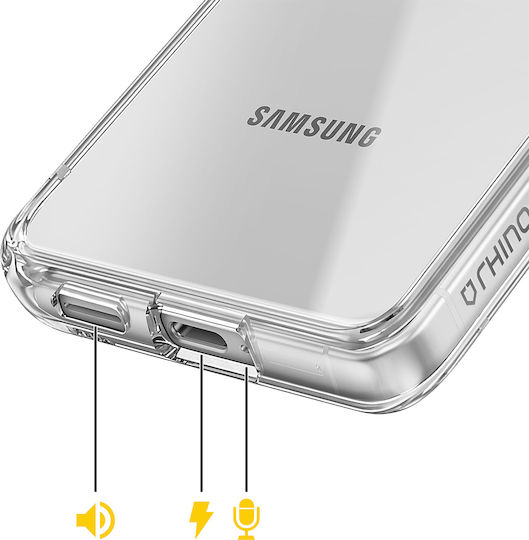 RhinoShield Stoßfeste Anti-Gelbung Schutz Hülle Samsung Galaxy S26 Transparente