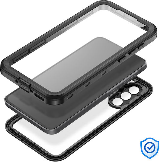 Shellbox Complete 360° Case Galaxy A56 Ip68 Waterproof Transparent Black