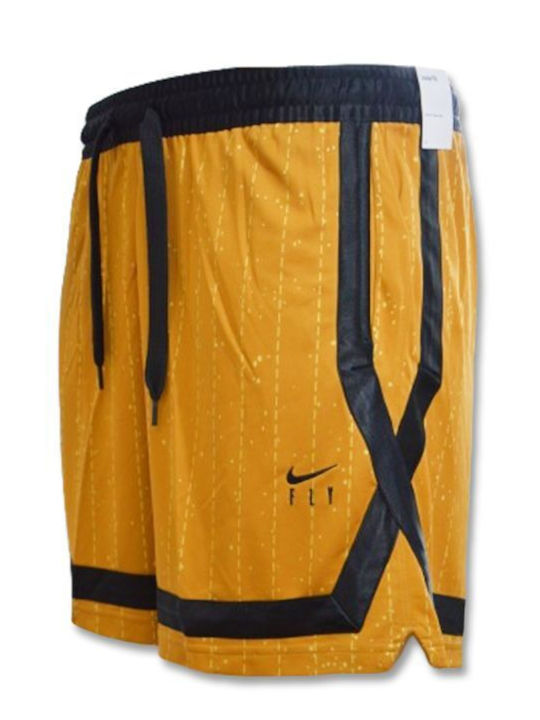 Swoosh Fly Crossover Γυναικεία Αθλητική Βερμούδα Dri-Fit Χρυσή