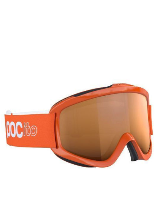 Poc Iris Μάσκα Σκι & Snowboard Ενηλίκων Πορτοκαλί με Φακό σε Πορτοκαλί Χρώμα