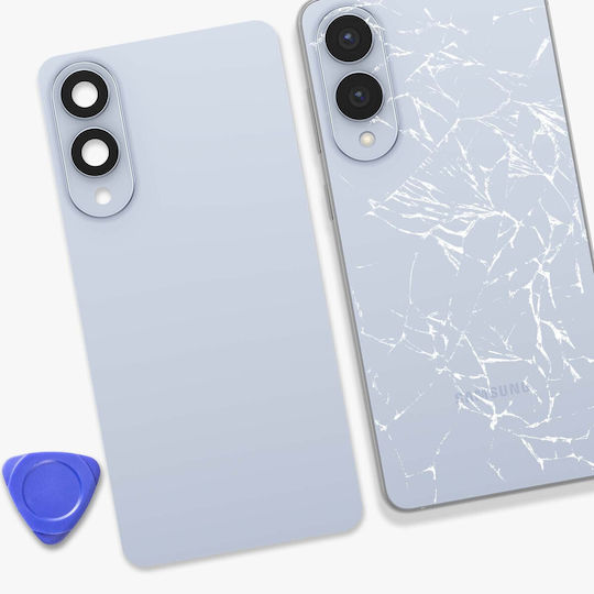 Clappio Capac Baterie De Schimb Galaxy S25 Edge Cu Adeziv Integrat Albastru