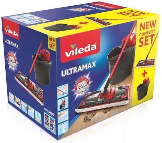 Vileda Ultramax Box Περιστρεφόμενη Παρκετέζα
